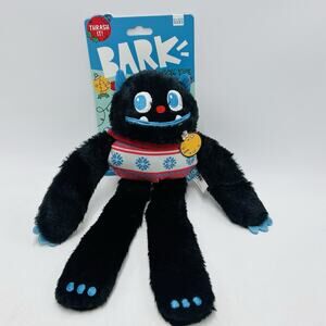 Bark Box All Sizes Sweaty Yeti Plush Dog Toy 14" Crinkle Squeaker New